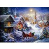 Lights Reflecting Snow 5D DIY Paint By Diamond Kit