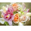 Multicolored Flowers 5D DIY Paint By Diamond Kit