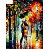 Painting Lovers Under Umbrella 5D DIY Paint By Diamond Kit