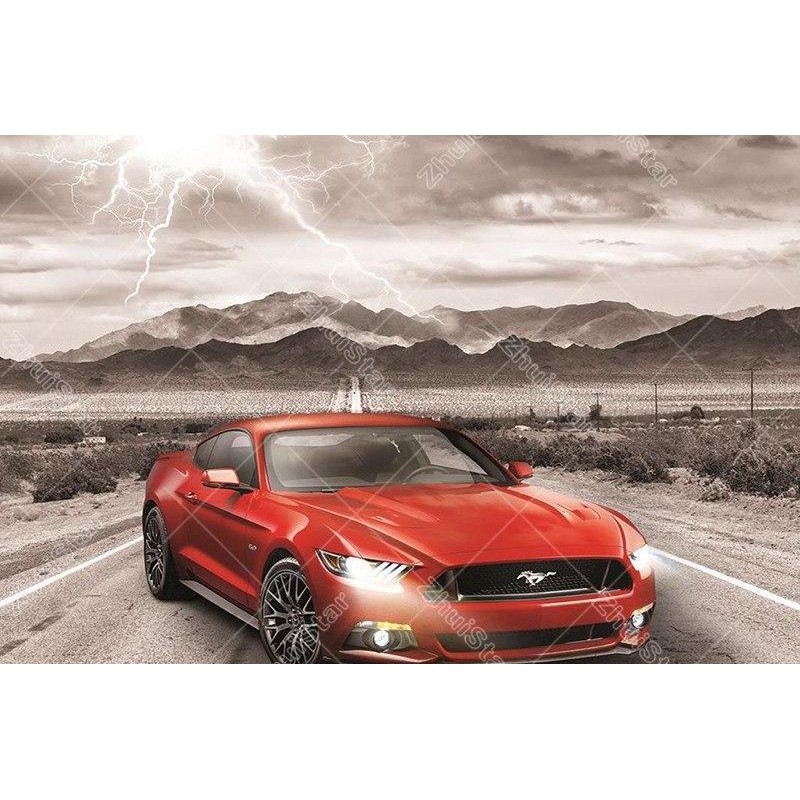 Lightning Red Car 5D...