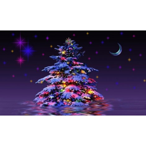 Color Christmas tree 5D DIY Diamond Painting