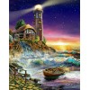 Seaside Lighthouse 5D DIY Paint By Diamond Kit