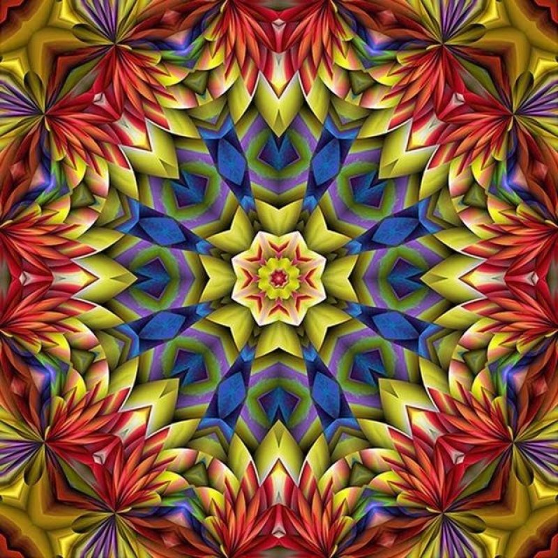 Red Religion Mandala...