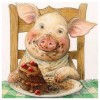 Cute Pig Cake 5D DIY Paint By Diamond Kit