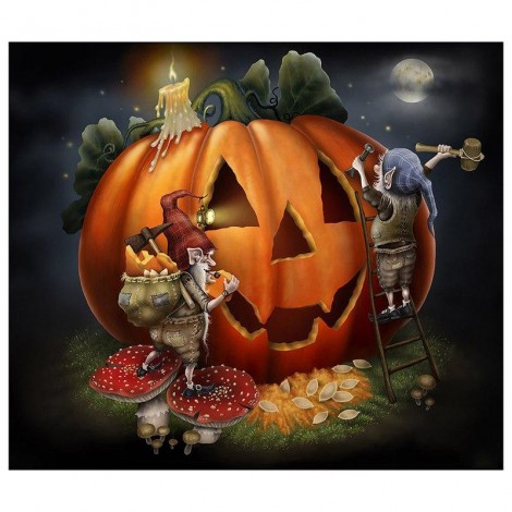 Halloween cartoon 5D DIY Paint By Diamond Kit