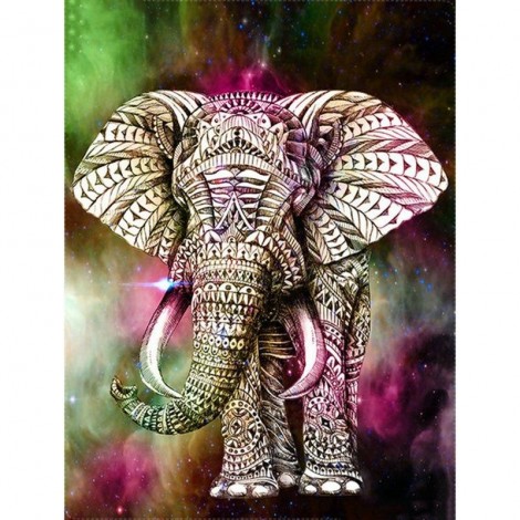 Elephant 5D DIY Paint By Diamond Kit