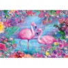 Pink Flamingos 5D DIY Paint By Diamond Kit