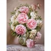 Peony Flowers Modern Embroidery 5D DIY Paint By Diamond Kit