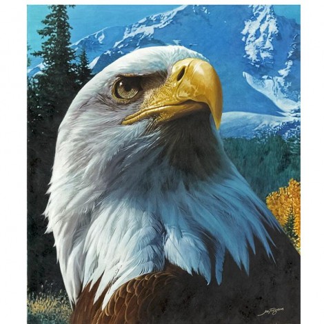 Eagle Animal 5D DIY Paint By Diamond Kit