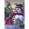 Looking Up Snowman 5D DIY Paint By Diamond Kit