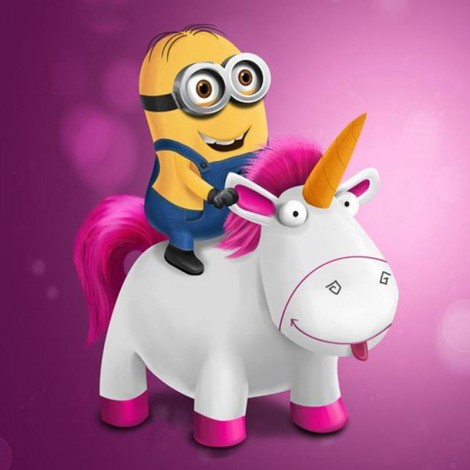 Minion and Unicorn 5D DIY Paint By Diamond Kit