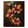 Golden Flowers 5D DIY Diamond Painting