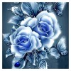 Rose & Beautiful Butterfly 5D DIY Paint By Diamond Kit