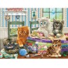 Cat Home 5D DIY Paint By Diamond Kit