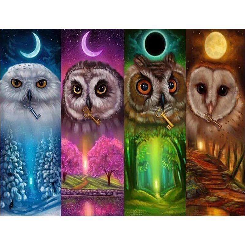 Four Seasons Owl 5D ...