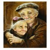 Cute Grandfather & Grandmother 5D DIY Paint By Diamond Kit