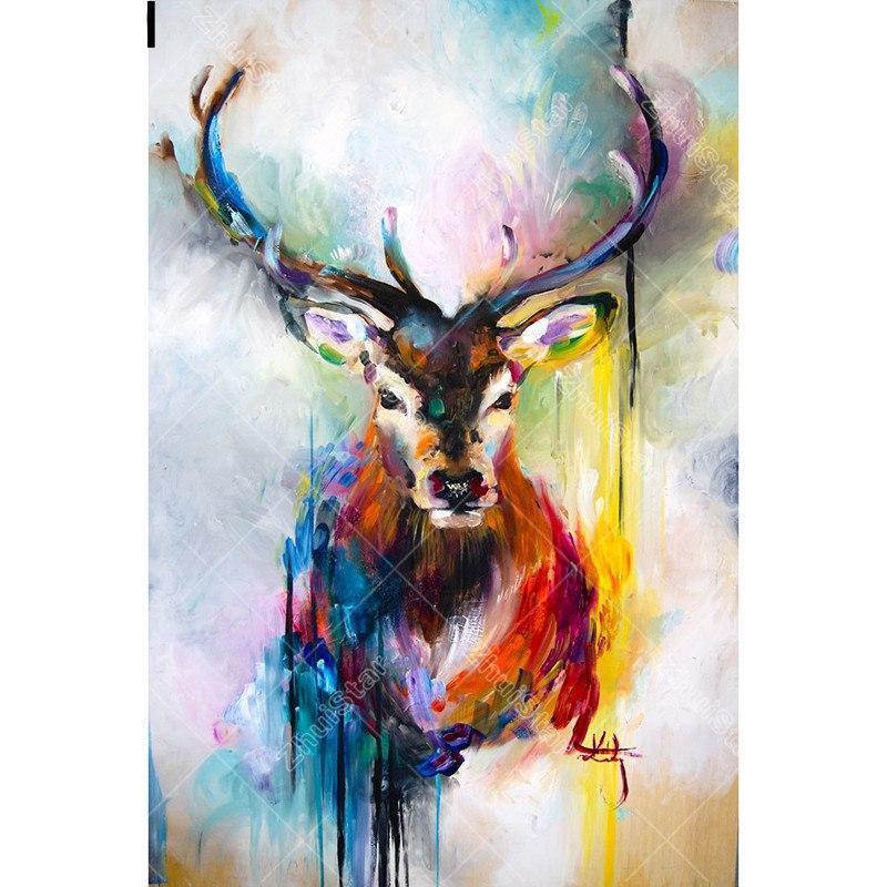 Colored Deer 5D DIY ...