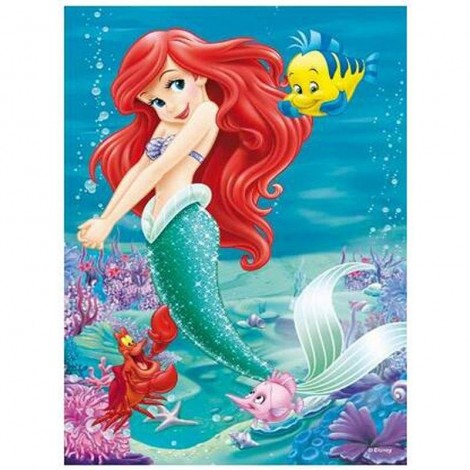 The Little Mermaid 5D DIY Paint By Diamond Kit