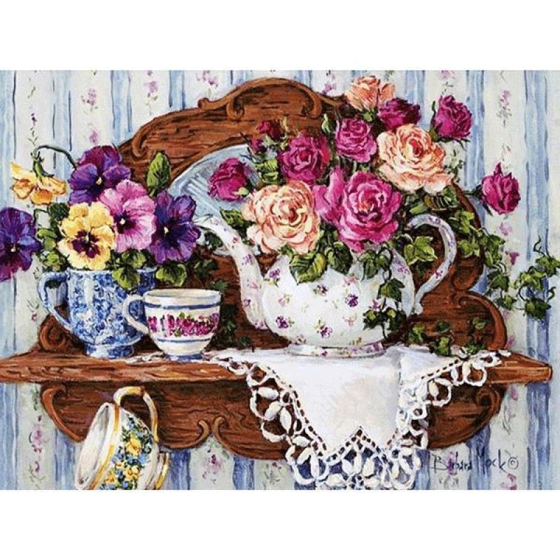 Flowers & Teapot...