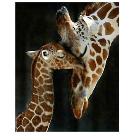 Giraffe Cross Stitch Mosaic 5D DIY Paint By Diamond Kit