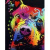 Colorful Dog 5D DIY Paint By Diamond Kit