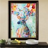 Colorful Reindeer 5D DIY Paint By Diamond Kit