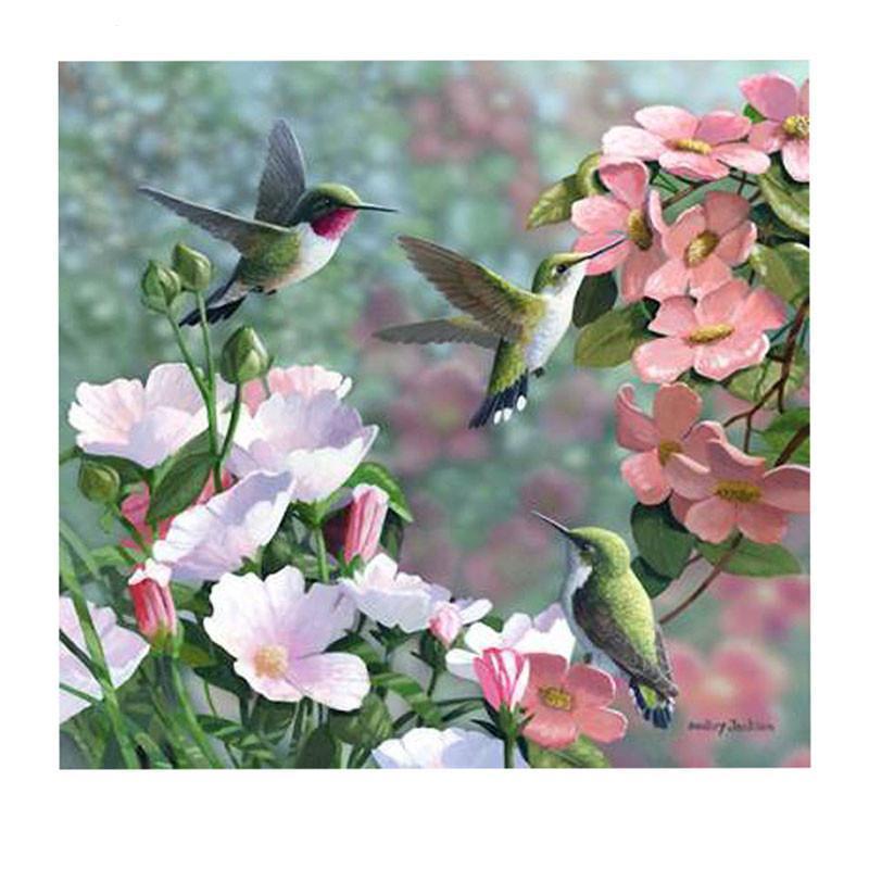 Cute Hummingbirds 5D...