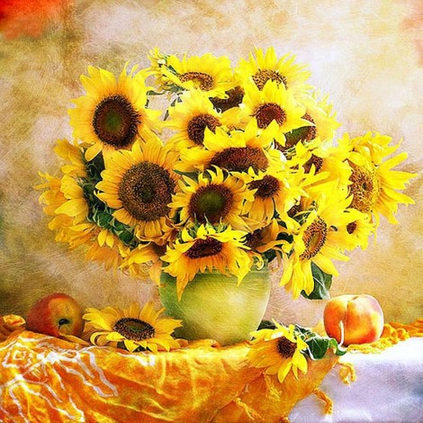 Sunflower 5D DIY Paint By Diamond Kit