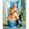 Old Couple 5D DIY Paint By Diamond Kit