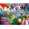 Hot Air Balloon World 5D DIY Paint By Diamond Kit