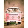 Pink Bus 5D DIY Paint By Diamond Kit