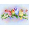 Colorful Love Bird 5D DIY Paint By Diamond Kit