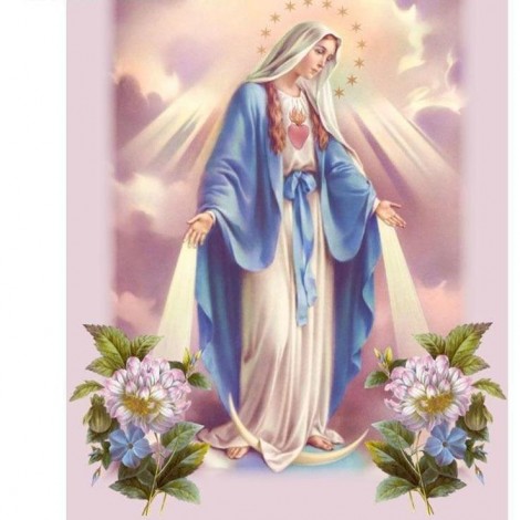 Mother Mary Blessings 5D DIY Paint By Diamond Kit