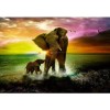 Elephant Family 5D DIY Paint By Diamond Kit