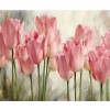 Pink Tulip Flower 5D DIY Paint By Diamond Kit