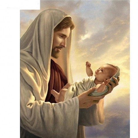 Jesus Child 5D DIY Paint By Diamond Kit