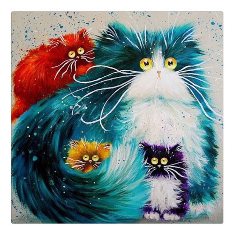 Colorful Cats 5D DIY...