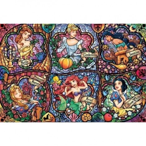 Disney Princess Mosaic 5D DIY Paint By Diamond Kit